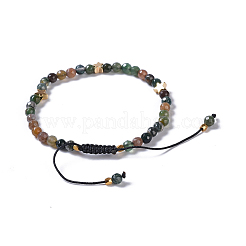 Bracelets de perles tressées de pierres précieuses naturelles et synthétiques&nbsp;BJEW-JB04215