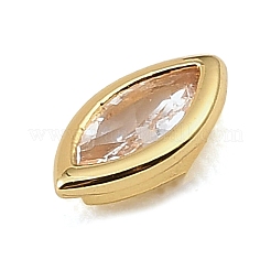 Cabochon in zirconia cubica in ottone&nbsp;CU-CBA30E8-02G-04