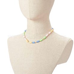 Polymer Clay Perlenketten&nbsp;NJEW-JN03619-01