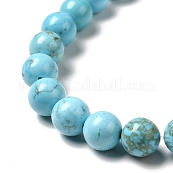 Fili di perline di magnesite naturale tinti e riscaldati&nbsp;G-G924-01B-01