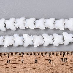 Chapelets de perles en verre opaques&nbsp;GLAA-N073-01A