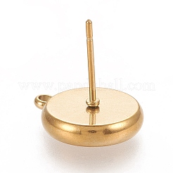 Ionenplattierung (IP) 304 Edelstahl Ohrstecker Zubehörse&nbsp;X-STAS-K202-04D-G