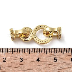 Portoir plaqué laiton micro-pavé de zircone cubique&nbsp;ZIRC-P117-02C-G
