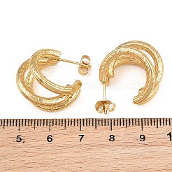 Orecchini a bottone in acciaio inossidabile 304 per donna&nbsp;SA-CBAB549-07G