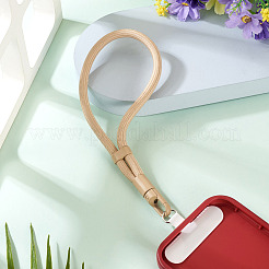 Pestaña de sujeción para teléfono con cordón de poliéster&nbsp;HJEW-TAC0009-30B-02
