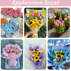 DIY-Sets zum Basteln von Tulpen-Drehstäben&nbsp;AJEW-SC0032-04