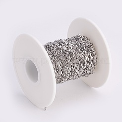 Chaînes à mailles vénitiennes/chaînes en acier inoxydable 304 résistantes au ternissement&nbsp;CHS-K008-12A