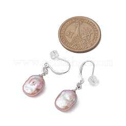 Natürliche Perle baumeln Ohrringe&nbsp;EJEW-P286-34P