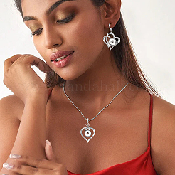 6 Stück 6 Stil Legierung Strass Hängen Snap Basis Anhänger&nbsp;FIND-CA0006-90