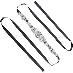 Cinturones de novia hechos a mano con cristales y rhinestone Montana para vestidos de novia&nbsp;AJEW-WH20006-233A-01