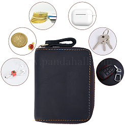 Carteras rectangulares de cuero para tarjetas de crédito para mujeres y hombres.&nbsp;AJEW-WH20001-31C