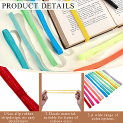 Elastisches Lesezeichen aus Nylon und Spandex in Bonbonfarbe&nbsp;OFST-CP0001-14C