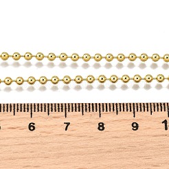 Messingkugelkettenhalsketten&nbsp;NJEW-M108-13G