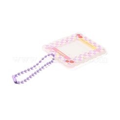 Porte-clés en acrylique avec pochette photocard&nbsp;DIY-A024-04C