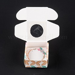 Confezione regalo di carta kraft creativa pieghevole rettangolare&nbsp;CON-B002-06A-01