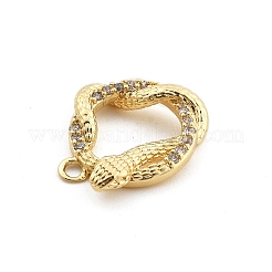 Colgante micropavé cubic zirconia de latón&nbsp;KK-M321-01B-G