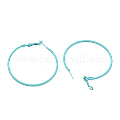 Creolen aus Edelstahl mit Backlack 201&nbsp;EJEW-P185-B01-03