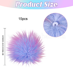 Weicher Pomponball aus Kunstfuchsfell&nbsp;DIY-WH0888-607A-13
