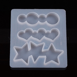 DIY Silikon Haarspange Formen&nbsp;DIY-WH0163-98B