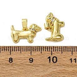 Ottone micro spianare pendenti zirconi&nbsp;KK-F911-15G