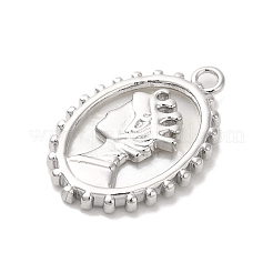 Pendentifs en laiton pavé de coquille&nbsp;KK-Z073-28P