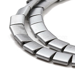 Fili di perline di ematite sintetica non magnetica satinata elettrolitica&nbsp;G-G089-B01-09