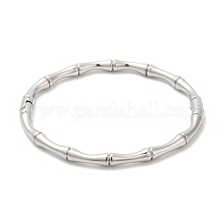 Bracelets joncs ouvrables en acier inoxydable 304 anti-ternissement&nbsp;EJEW-H588-02P