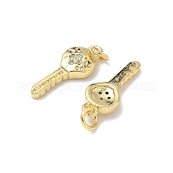 Colgante micropavé cubic zirconia de latón&nbsp;KK-Q068-50G