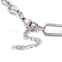 Colliers pendentifs en acier inoxydable 304 anti-ternissement&nbsp;NJEW-M181-36P