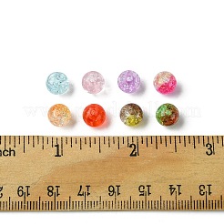 200pcs 8 Farben transparente Knistern Acrylperlen&nbsp;CACR-FS0001-03