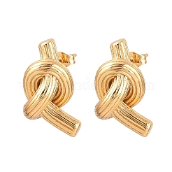 Boucles d'oreilles à tige en acier inoxydable 304&nbsp;EJEW-L317-01G-01