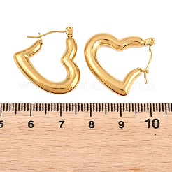 Valentinstag-Ohrringe aus Edelstahl 304&nbsp;EJEW-P345-04G