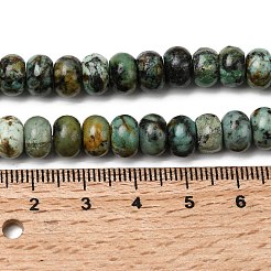Natürliche afrikanische türkis (jasper) perlen stränge&nbsp;G-A280-A23-02