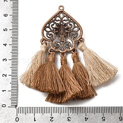 Große Anhänger mit Quasten aus Polyester im Bohème-Stil&nbsp;FIND-B058-01R