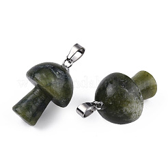 Anhänger aus natürlicher südlicher Jade&nbsp;G-N0325-10P