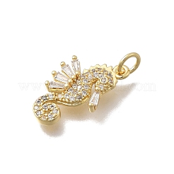 Pendentifs en laiton zircon cubique transparent&nbsp;KK-D431-057G