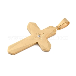 Colgantes de rhinestone de acero inoxidable 304&nbsp;STAS-G346-47C-G