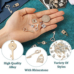 40 Stück 10 Style Legierungsanhänger&nbsp;RB-KS0001-01