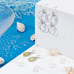 12 Paar Ohrringhaken aus Sterlingsilber im 6er-Stil&nbsp;FIND-PH0017-81