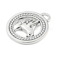 Pendentifs en alliage de style tibétain&nbsp;X-TIBEP-S293-015AS-LF