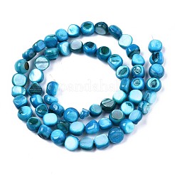 Naturali di acqua dolce perline shell fili&nbsp;SHEL-S276-110A-03