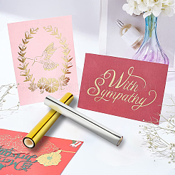 2 Rolle 2 Farben Haustier-Stempel-Heißfolienpapier&nbsp;DIY-FH0004-95