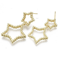 Boucle d'oreille en laiton&nbsp;KK-N232-104G-NF
