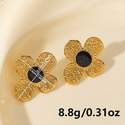 Ohrstecker mit Blumenmotiv aus 304 Edelstahl&nbsp;BM1412-3