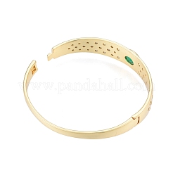 Ovaler Armreif mit Zirkonia&nbsp;BJEW-G651-10G-05
