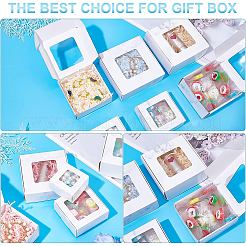 24 Stück 6 Arten Papier mit PVC-Süßigkeitenboxen&nbsp;CON-BC0002-14B