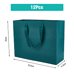 Geschenk-Aufbewahrungsbeutel für Süßigkeiten aus Papier mit Schleifengriff&nbsp;LS-ABAG-WH0048-05