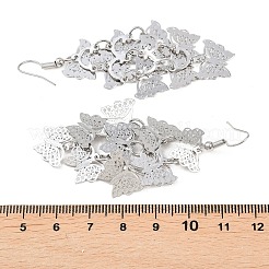 Orecchini pendenti in ottone&nbsp;EJEW-B157-02B-P