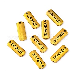 Stile tibetano ciondoli lega rettangolo&nbsp;LS-TIBEP-Q043-053AG-RS