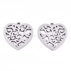 Pendentifs en acier inoxydable 201 anti-ternissement&nbsp;STAS-S081-092